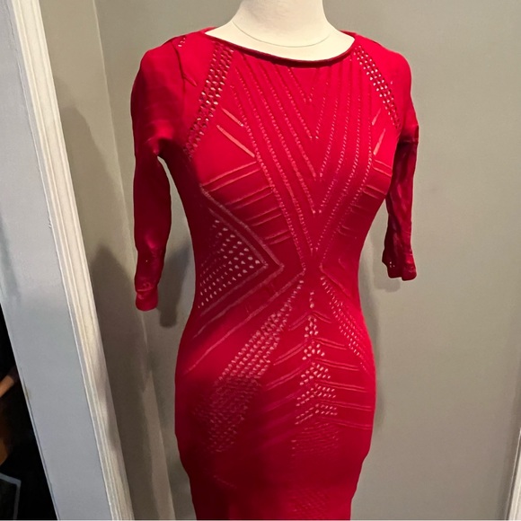 Calvin Klein Dresses & Skirts - Calvin Klein Laser Cut Figure Hugging Bodycon Dress, XS? - Christmas, Sexy